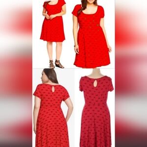 Red Torrid dress size for